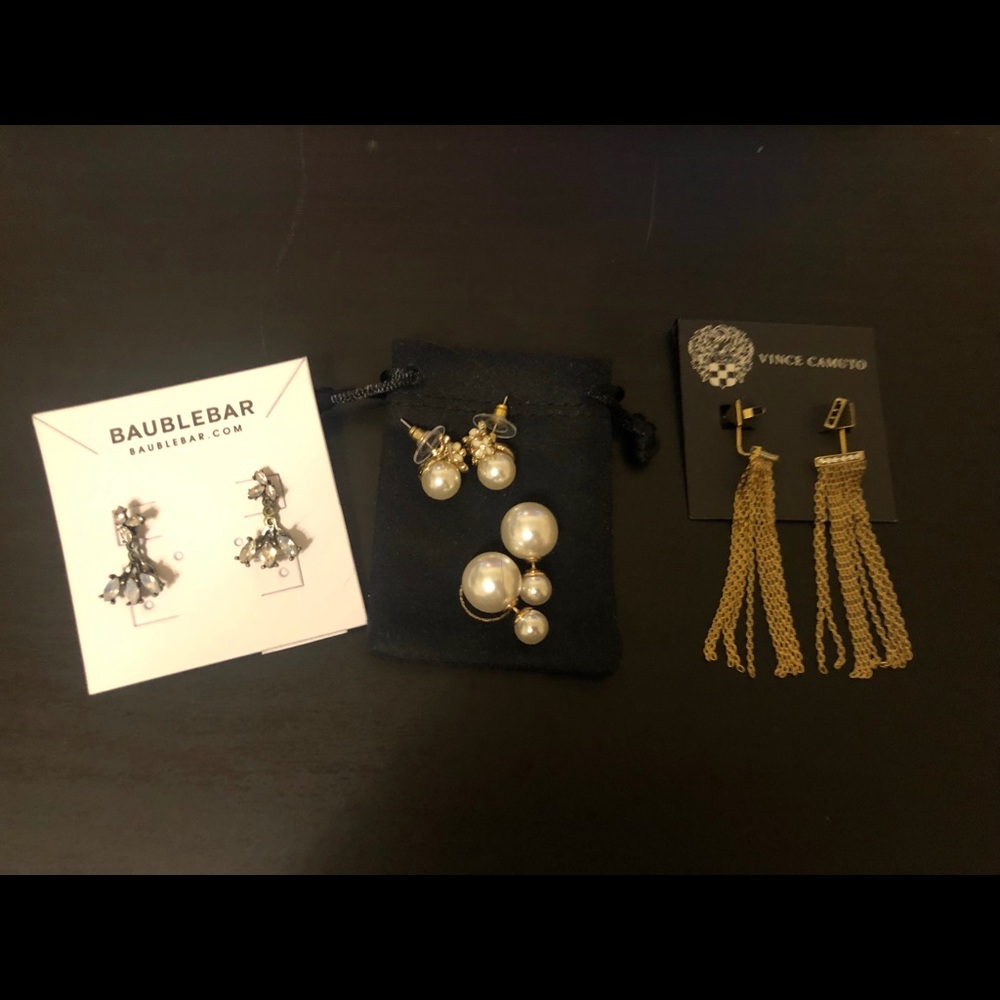 4 pairs of earrings.  All new never worn.